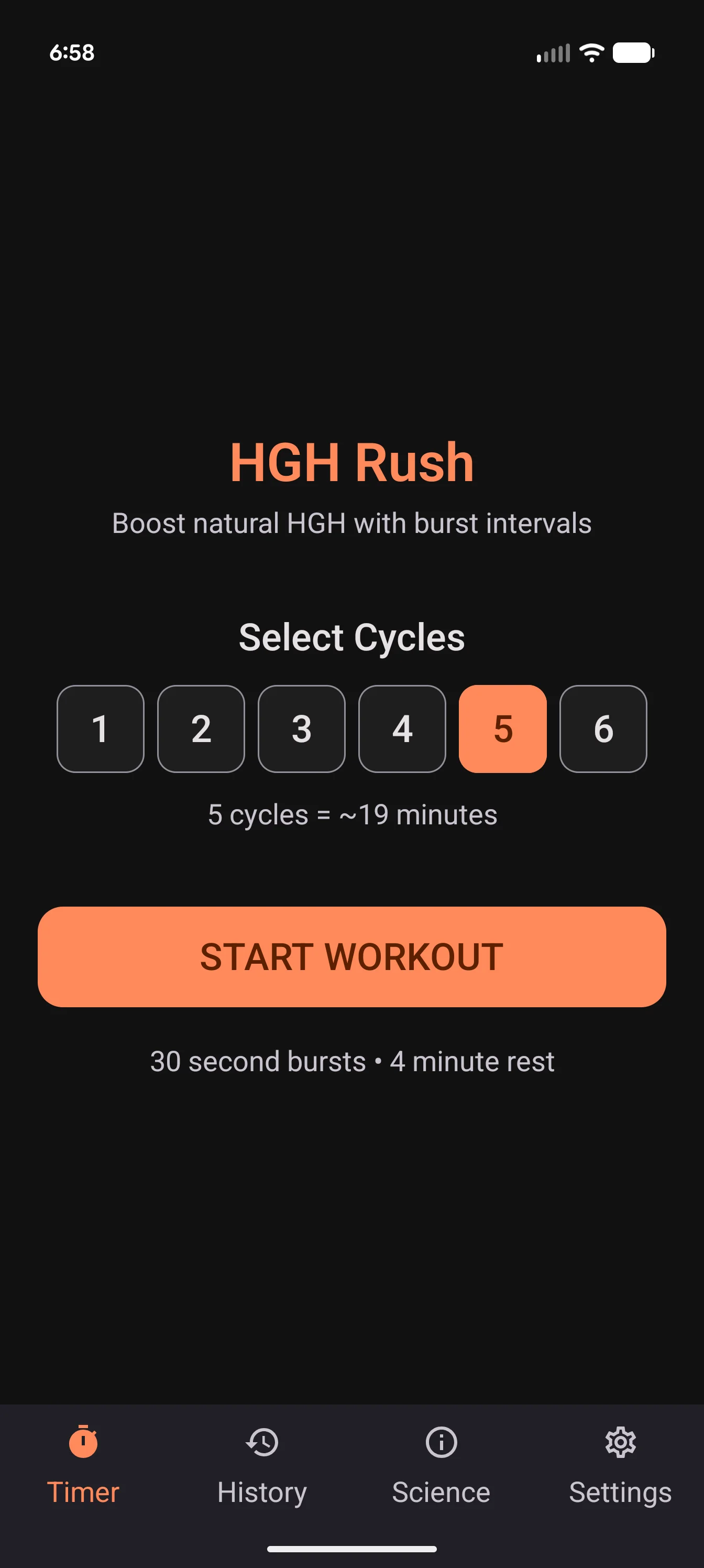 HGH Rush screenshot 1